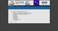 Desktop Screenshot of mawgmbh.de