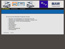 Tablet Screenshot of mawgmbh.de